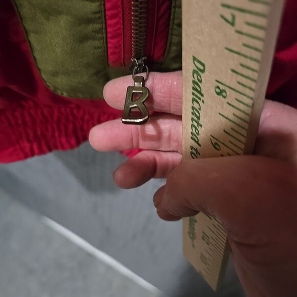 VTG Bogner Winter Ski Jacket Sz44 Oversized 4XL Insulated Puffer Red Green *READ - Picture 11 of 12